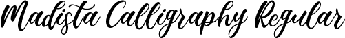 Madista Calligraphy Regular font - madista-calligraphy.ttf