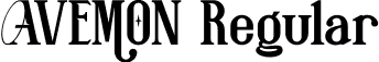 AVEMON Regular font - AVEMON.otf