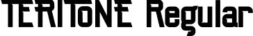 TERITONE Regular font - TERITONE.otf