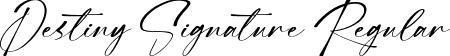 Destiny Signature Regular font - destinysignature-jedp0.ttf