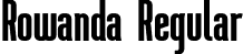 Rowanda Regular font - Rowanda.otf