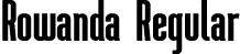 Rowanda Regular font - Rowanda.ttf