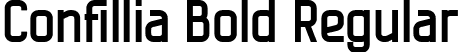 Confillia Bold Regular font - ConfilliaBold.otf