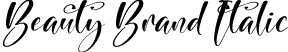 Beauty Brand Italic font - Beauty Brand Italic.ttf