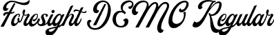 Foresight DEMO Regular font - Foresightdemo-K78Y7.otf