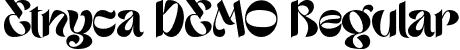 Etnyca DEMO Regular font - EtnycaDemo-lgOK5.otf