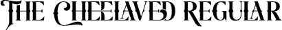 The Cheelaved Regular font - TheCheelaved-4BMnW.otf