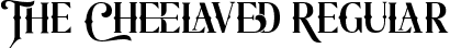 The Cheelaved Regular font - TheCheelaved-owOvo.ttf