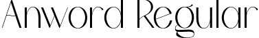 Anword Regular font - anword-free.otf