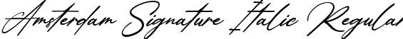 Amsterdam Signature Italic Regular font - Amsterdam Signature Italic Script.otf