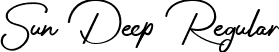 Sun Deep Regular font - SunDeep.ttf