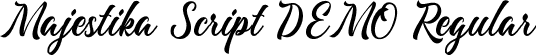 Majestika Script DEMO Regular font - Majestikascriptdemo-owPYA.ttf