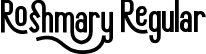 Roshmary Regular font - Roshmary-w1jl3.ttf