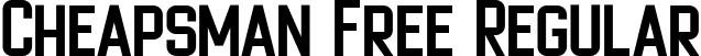 Cheapsman Free Regular font - Cheapsman Free Regular.ttf