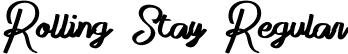 Rolling Stay Regular font - Rolling Stay.otf