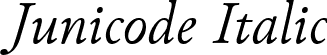 Junicode Italic font - Junicode-Italic.ttf