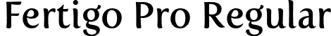 Fertigo Pro Regular font - exljbris-fertigopro-regular.otf