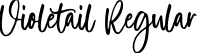 Violetail Regular font - Violetail.otf