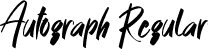 Autograph Regular font - Autograph.ttf