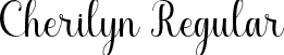 Cherilyn Regular font - Cherilyn.ttf