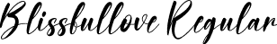 Blissfullove Regular font - Blissfullove.otf