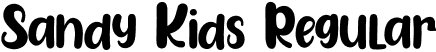 Sandy Kids Regular font - SandyKids-ywGJ5.otf