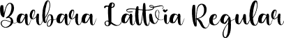 Barbara Lattvia Regular font - Barbara Lattvia.ttf