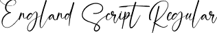 England Script Regular font - EnglandScript.otf