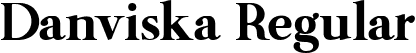 Danviska Regular font - danviska.ttf