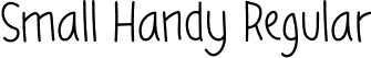 Small Handy Regular font - SmallHandy.otf