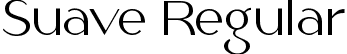 Suave Regular font - Suave.ttf