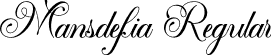 Mansdefia Regular font - mansdefia-lgerv.otf