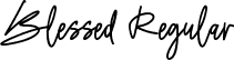 Blessed Regular font - Blessed.ttf