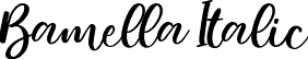 Bamella Italic font - BamellaItalic-JRpwj.otf