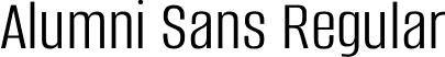 Alumni Sans Regular font - AlumniSans-Regular.otf