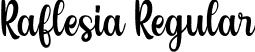 Raflesia Regular font - Raflesia.otf