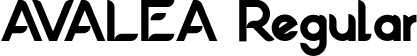 AVALEA Regular font - AVALEA_.otf