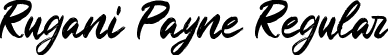 Rugani Payne Regular font - RuganiPayne-X3DOa.ttf