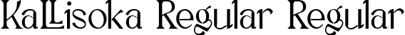 Kallisoka Regular Regular font - KallisokaRegular-d9jPl.ttf