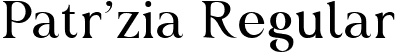 Patr’zia Regular font - Patrizia-Regular.ttf