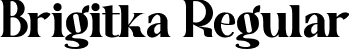 Brigitka Regular font - Brigitka-rgaq7.otf