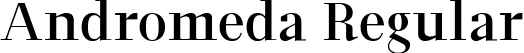 Andromeda Regular font - Andromeda-Delta.ttf