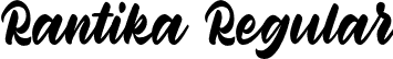 Rantika Regular font - Rantika-BW3X8.otf