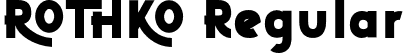 ROTHKO Regular font - ROTHKO Bold.otf