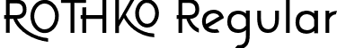 ROTHKO Regular font - ROTHKO Light.otf