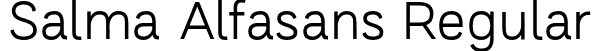 Salma Alfasans Regular font - SalmaAlfasans Regular.otf