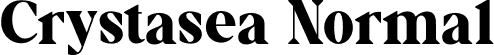 Crystasea Normal font - Crystasea-EayLe.otf