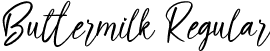 Buttermilk Regular font - Buttermilk.ttf