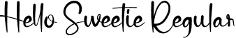 Hello Sweetie Regular font - Hello Sweetie.otf