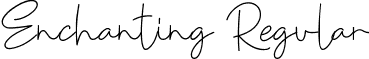 Enchanting Regular font - Enchanting.ttf